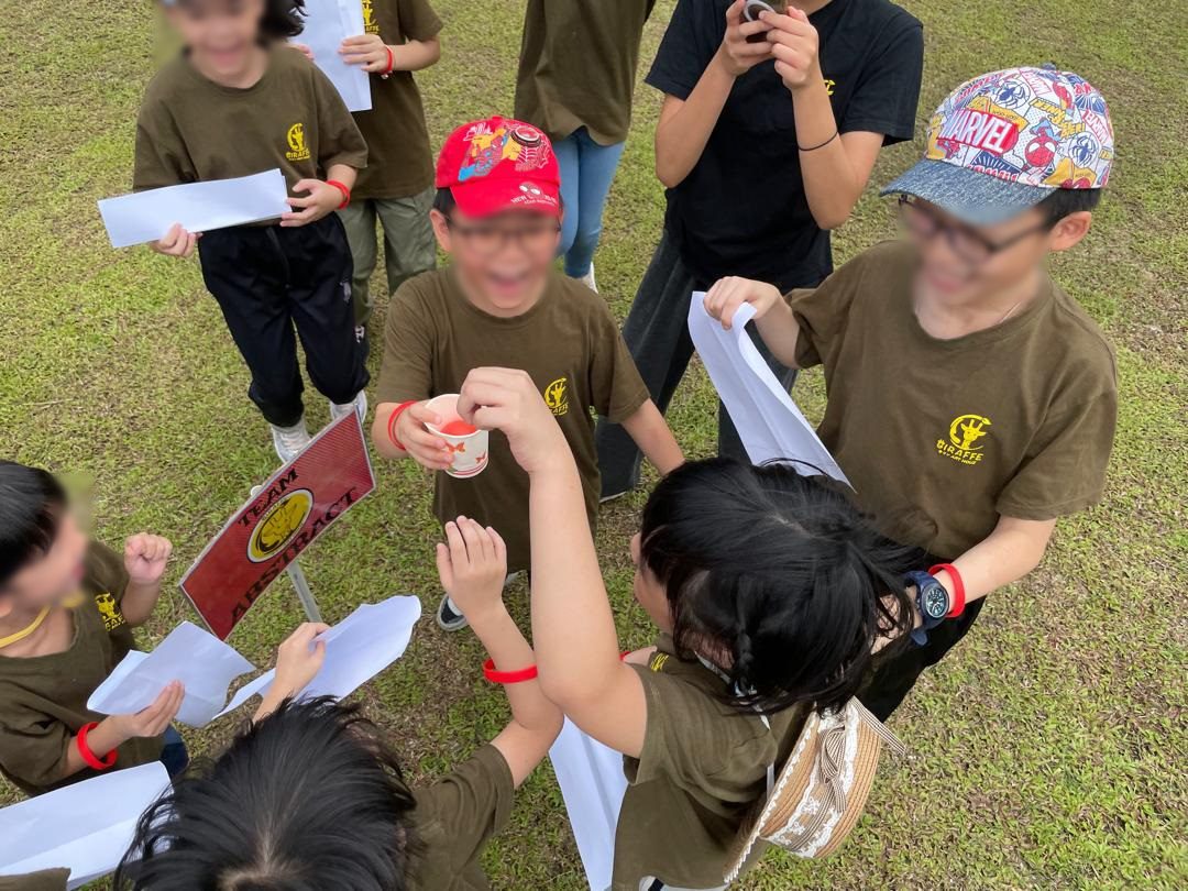 Students on sports day